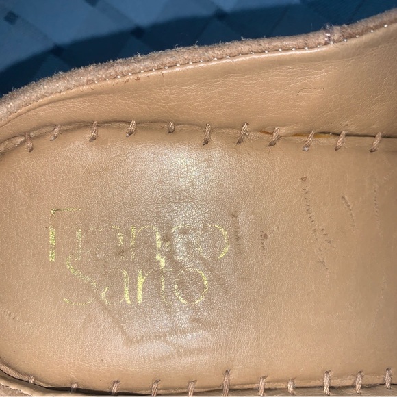 NWOB Franco Sarto L-Pinot Espadrille Sandal Womens Tan Suede Slip On Size 8.5. - Picture 3 of 4